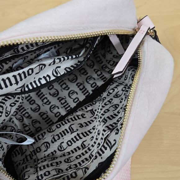 Juicy Couture Blush Velour Rhinestone Obsession Crossbody Bag – NWOT - Picture 8 of 10